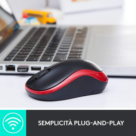 Mouse Wireless 2.4 Logitech M185 ottico