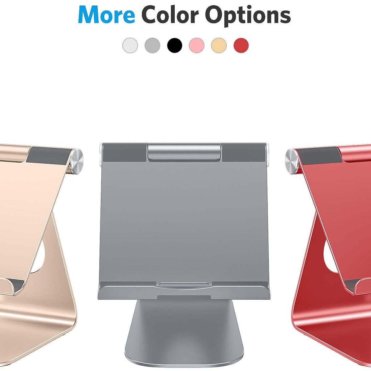 Porta Tablet da tavolo in alluminio vari colori 